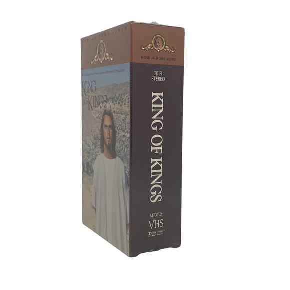 Jeffrey Hunter - King of Kings Movie VHS 1996 2-Tape Set MGM UA Home Video New - Picture 3 of 9